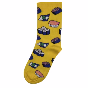Yellow Sushi Socks (1 Pair)